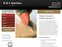 Tablet Screenshot of dandlinteriors.com